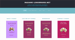 Desktop Screenshot of madame-lenormand.net